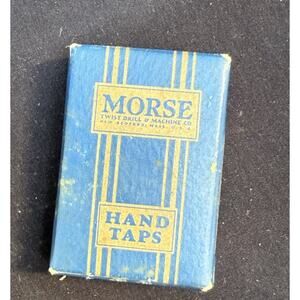 Morse Twist Drill & Machine Co. Hand Taps Carbon Steel 7/16" 14 MIB! -C24